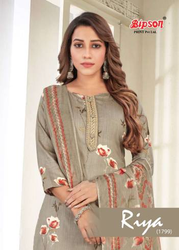 Riya 1799 By Bipson Fancy Embroidered Salwar Kameez Collection